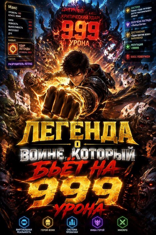 Легенда о воине, который бьёт на 999 урона