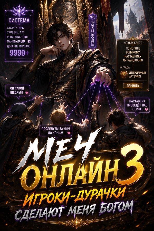Меч онлайн 3: Игроки-дурачки сделают меня богом