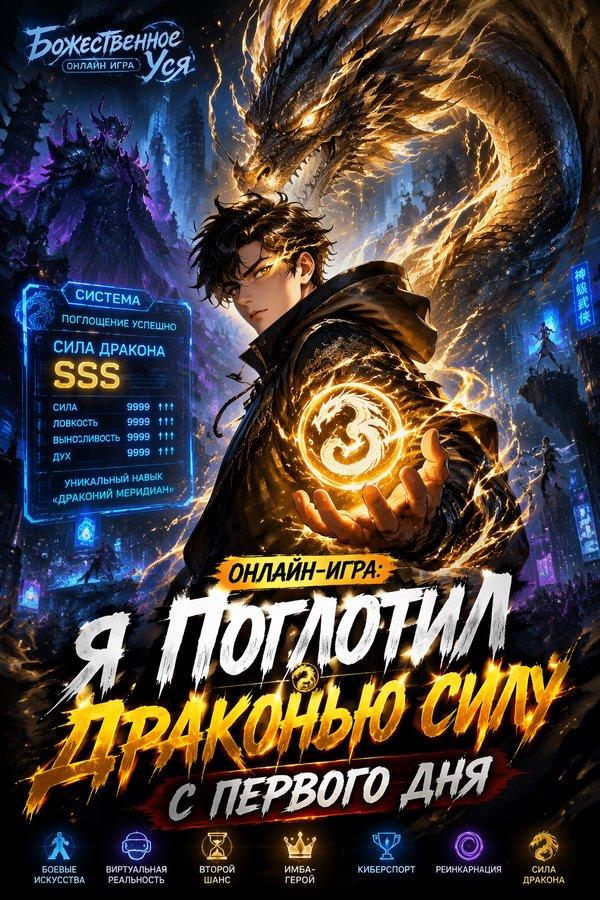 Онлайн-игра: Я поглотил драконью силу с первого дня