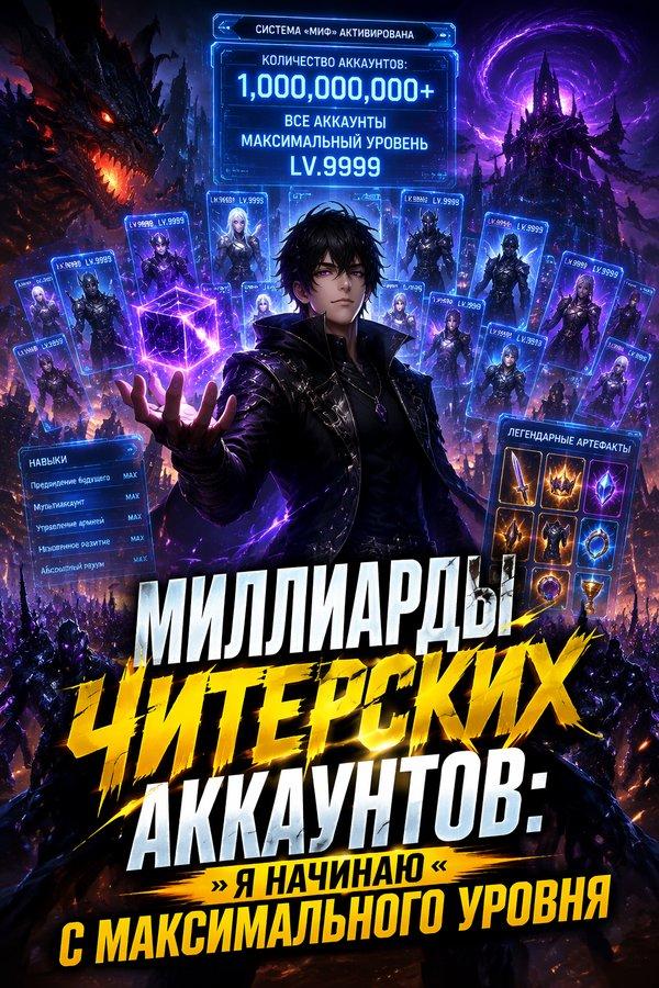 Миллиарды читерских аккаунтов: я начинаю с максимального уровня