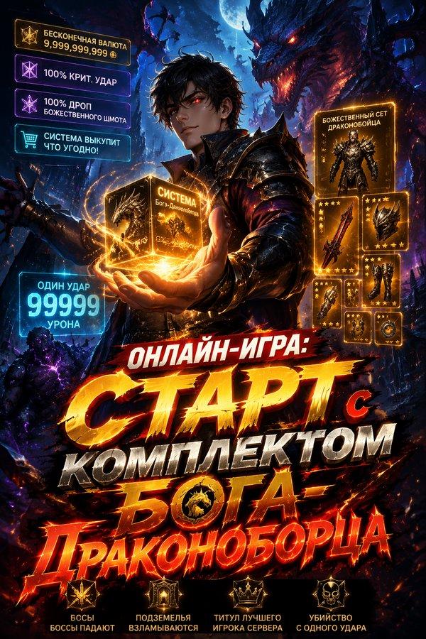 Онлайн-игра: Старт с комплектом Бога-Драконоборца