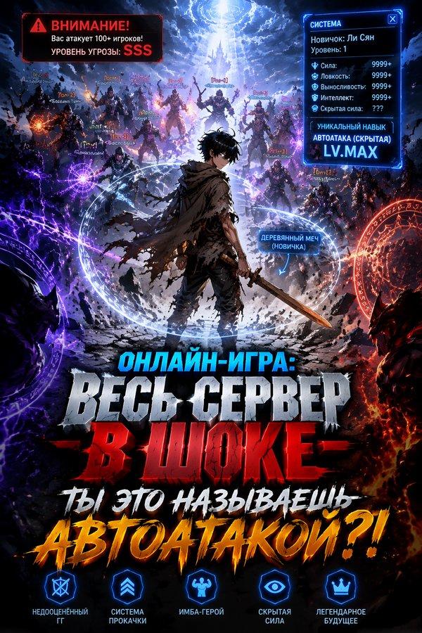 Онлайн-игра: Весь сервер в шоке — ты это называешь автоатакой?!