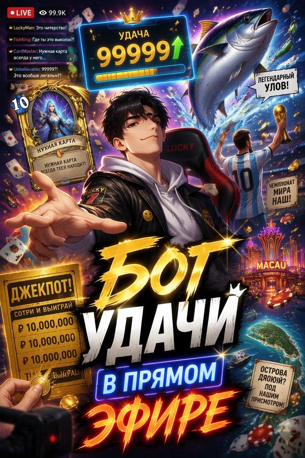 Бог удачи в прямом эфире