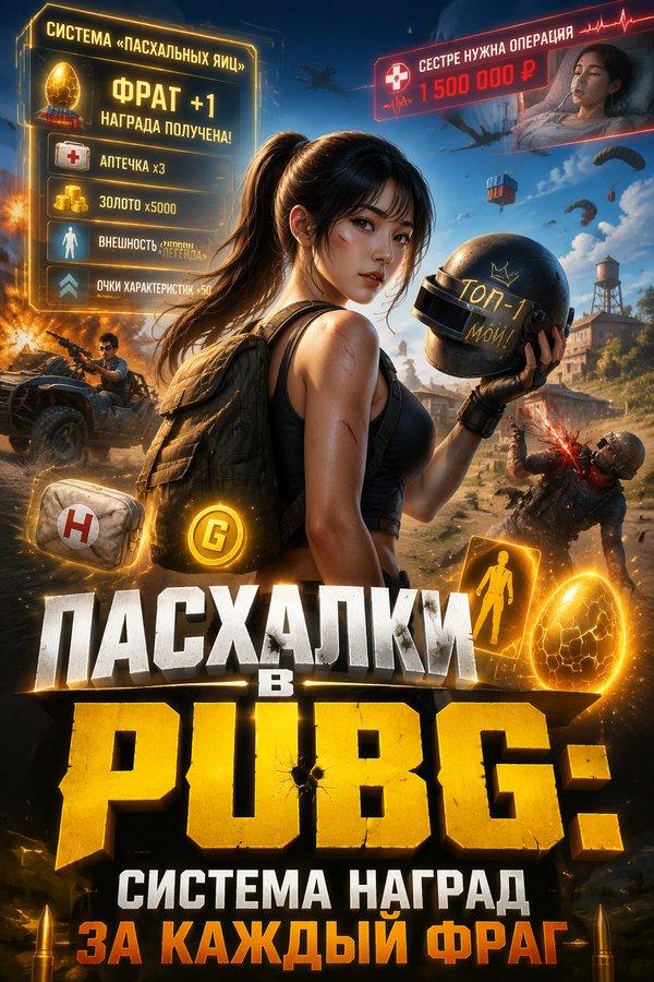 Пасхалки в PUBG: система наград за каждый фраг