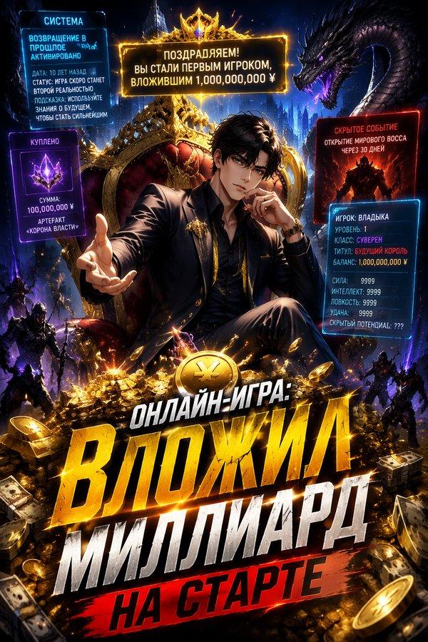 Онлайн-игра: Вложил миллиард на старте