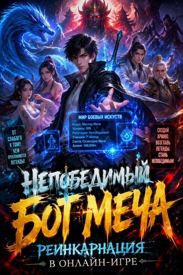 Непобедимый Бог Меча: Реинкарнация в Онлайн-Игре