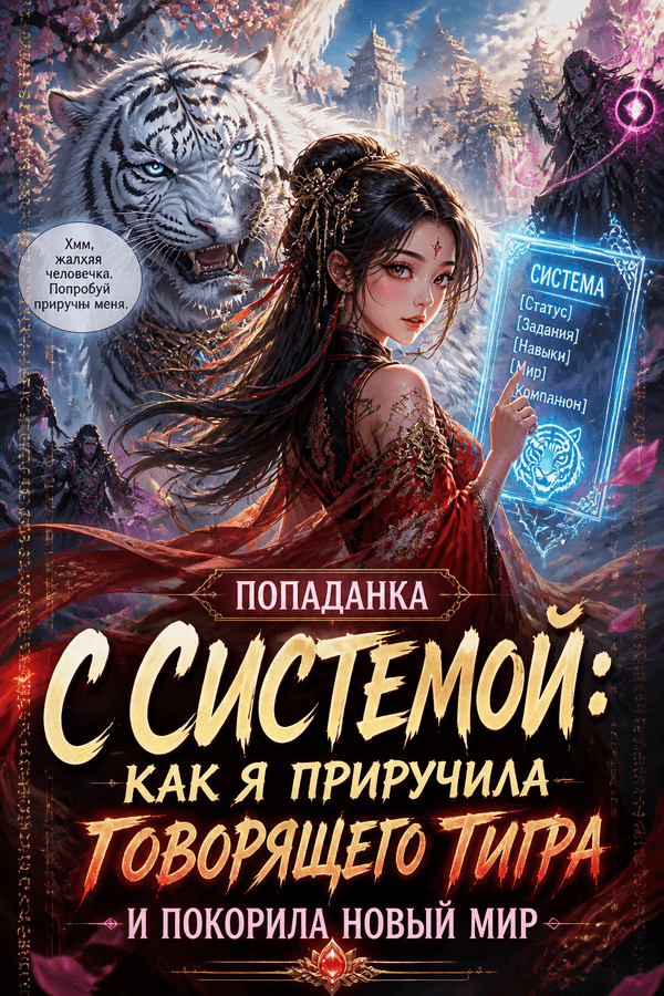 Попаданка с системой: Как я приручила говорящего тигра и покорила новый мир