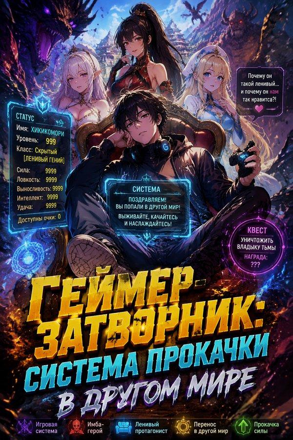 Геймер-затворник: Система прокачки в другом мире