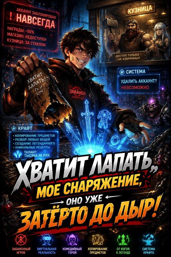 Хватит лапать мое снаряжение, оно уже затёрто до дыр!