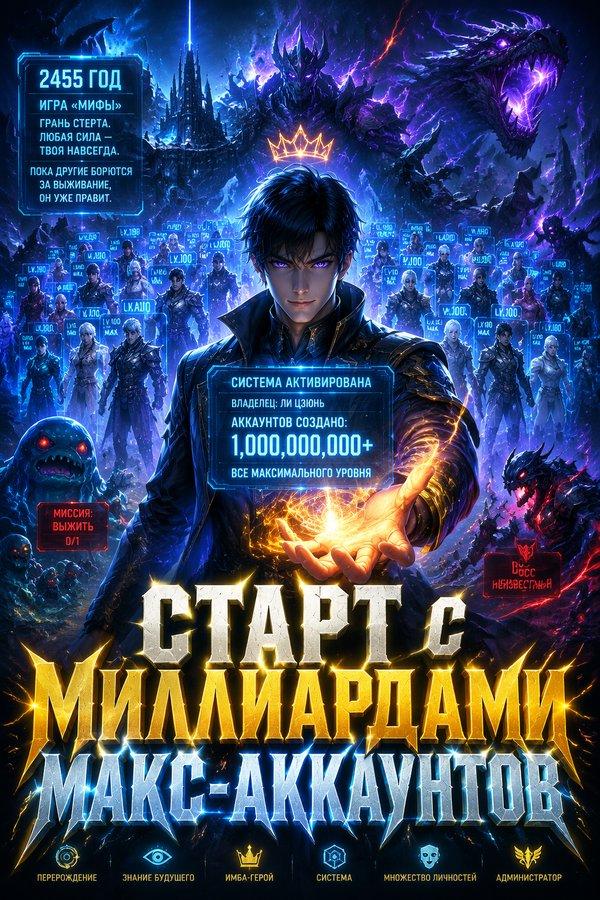 Старт с миллиардами макс-аккаунтов