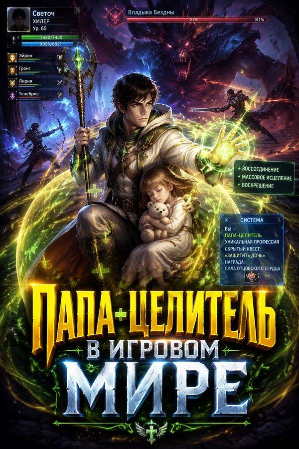 Папа-целитель в игровом мире