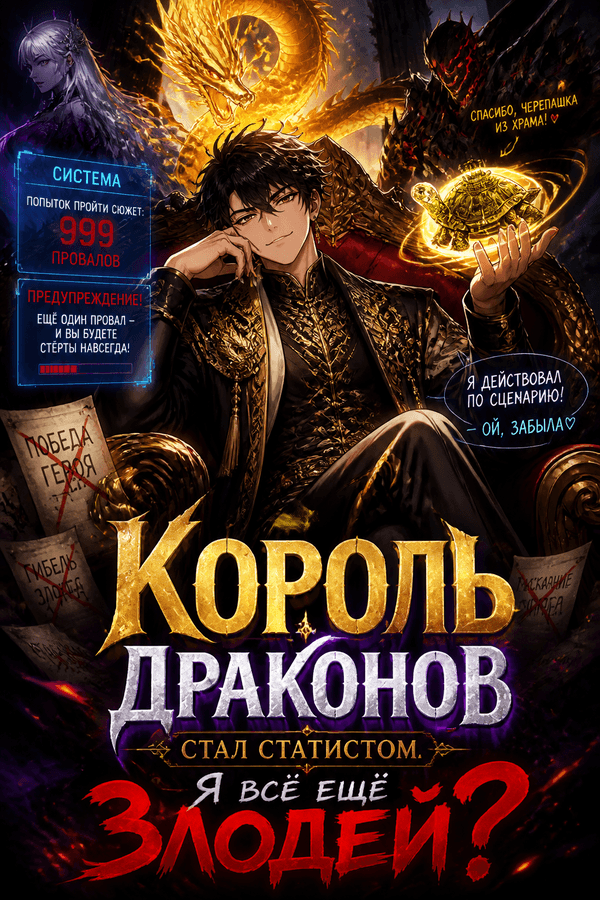 Король драконов стал статистом. Я всё ещё злодей?