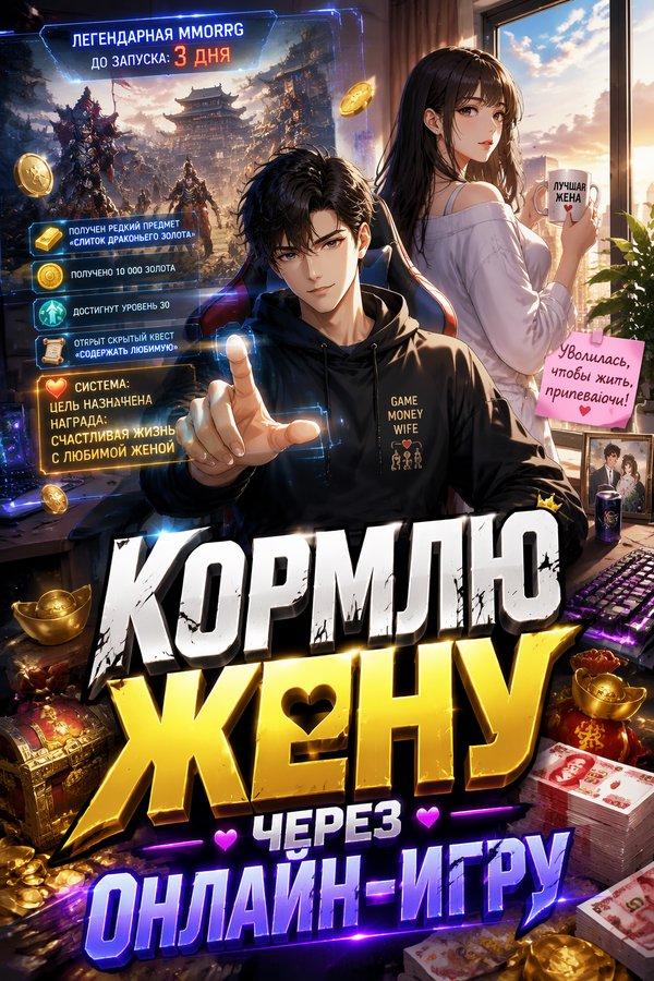 Кормлю жену через онлайн-игру