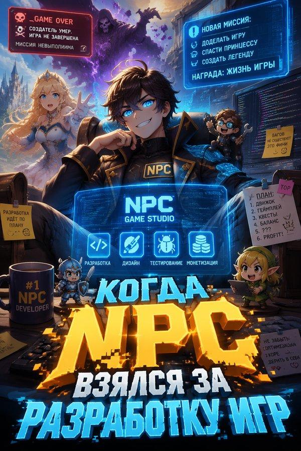 Когда NPC взялся за разработку игр
