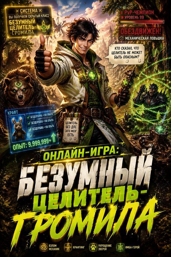Онлайн-игра: Безумный целитель-громила