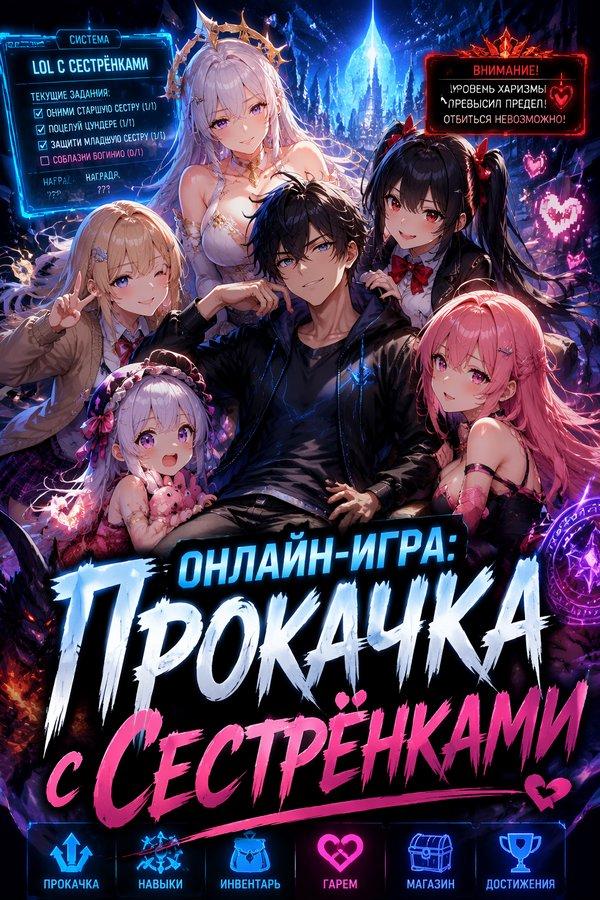 Онлайн-игра: Прокачка с сестрёнками
