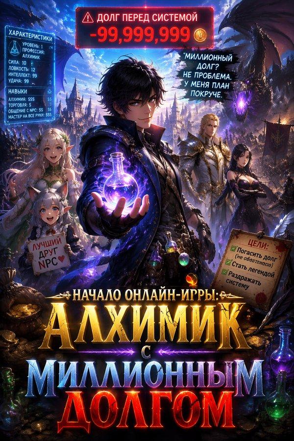 Начало онлайн-игры: Алхимик с миллионным долгом