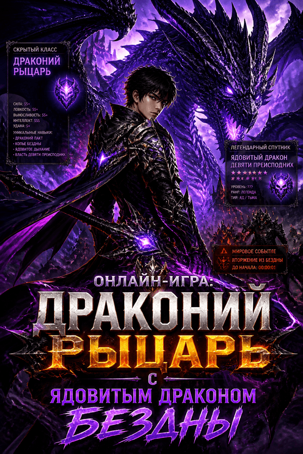 Онлайн-игра: Драконий рыцарь с ядовитым драконом Бездны