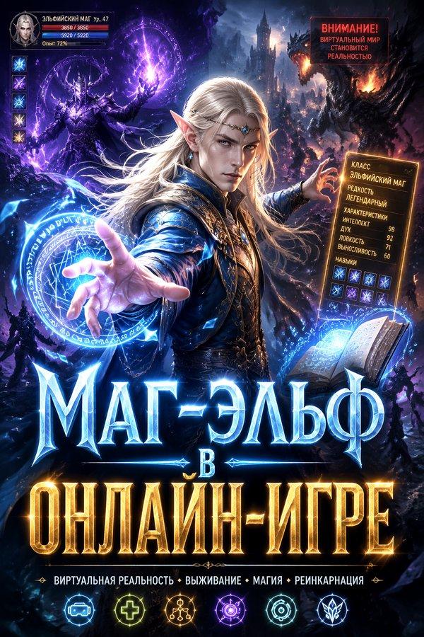 Маг-эльф в онлайн-игре