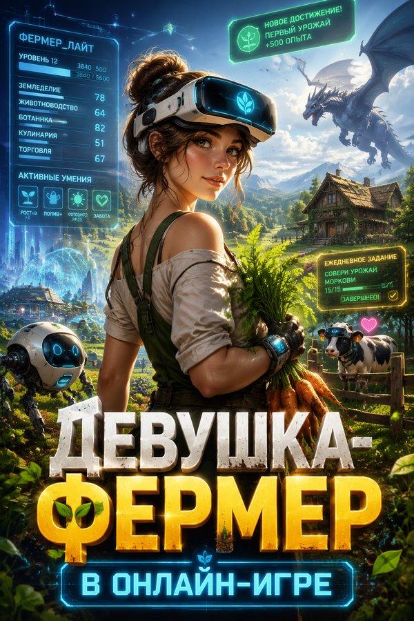 Девушка-фермер в онлайн-игре