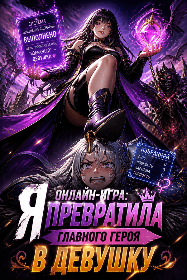 Онлайн-игра: Я превратила главного героя в девушку