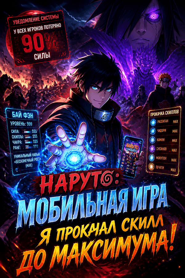 Наруто: Мобильная игра — Я прокачал скилл до максимума!