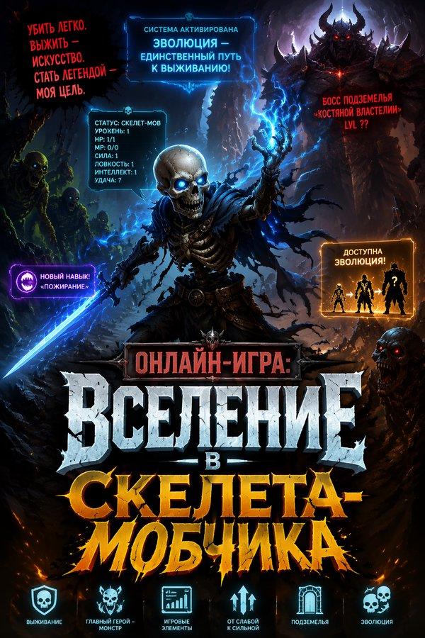 Онлайн-игра: Вселение в скелета-мобчика