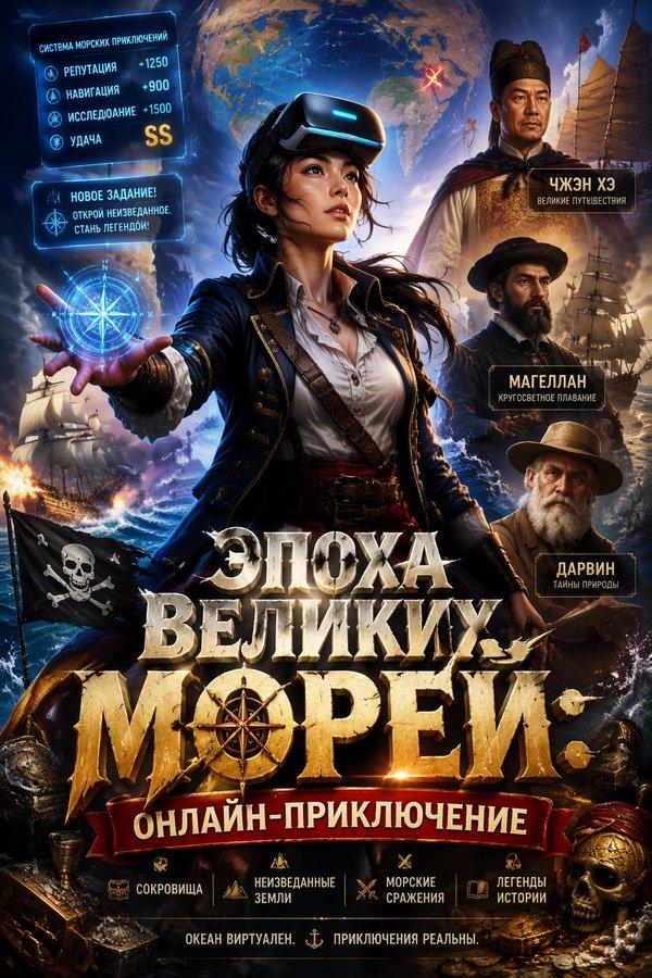 Эпоха Великих Морей: Онлайн-Приключение