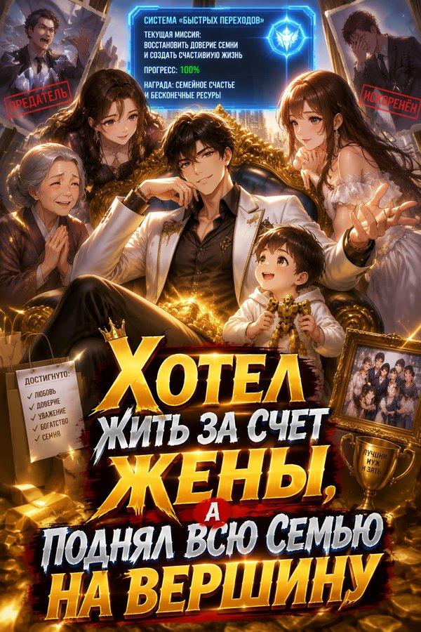 Хотел жить за счет жены, а поднял всю семью на вершину