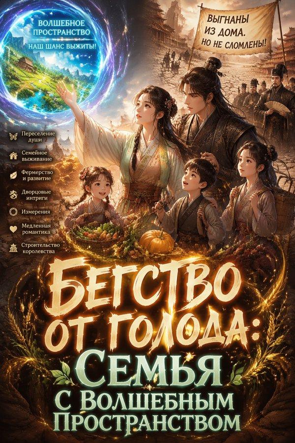 Бегство от голода: Семья с волшебным пространством