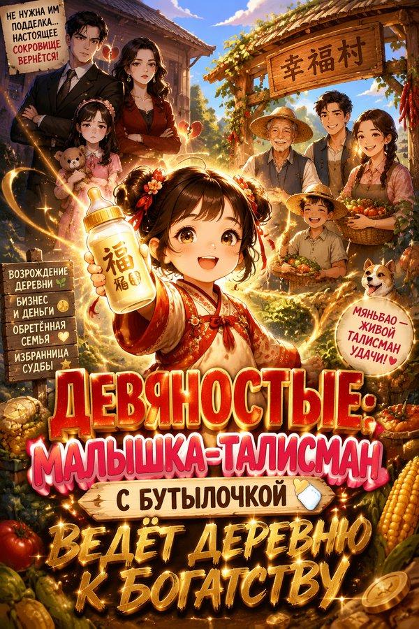 Девяностые: Малышка-талисман с бутылочкой ведёт деревню к богатству
