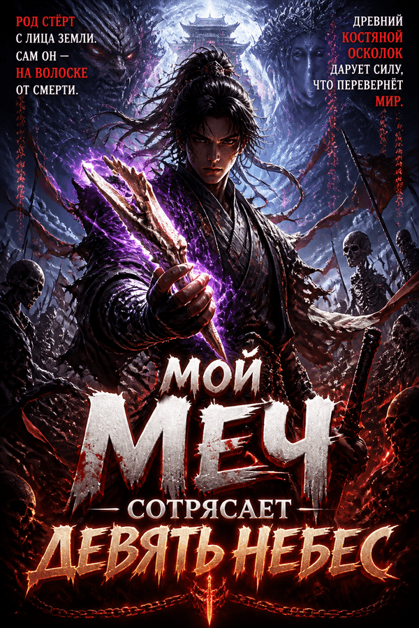 Мой меч сотрясает девять небес