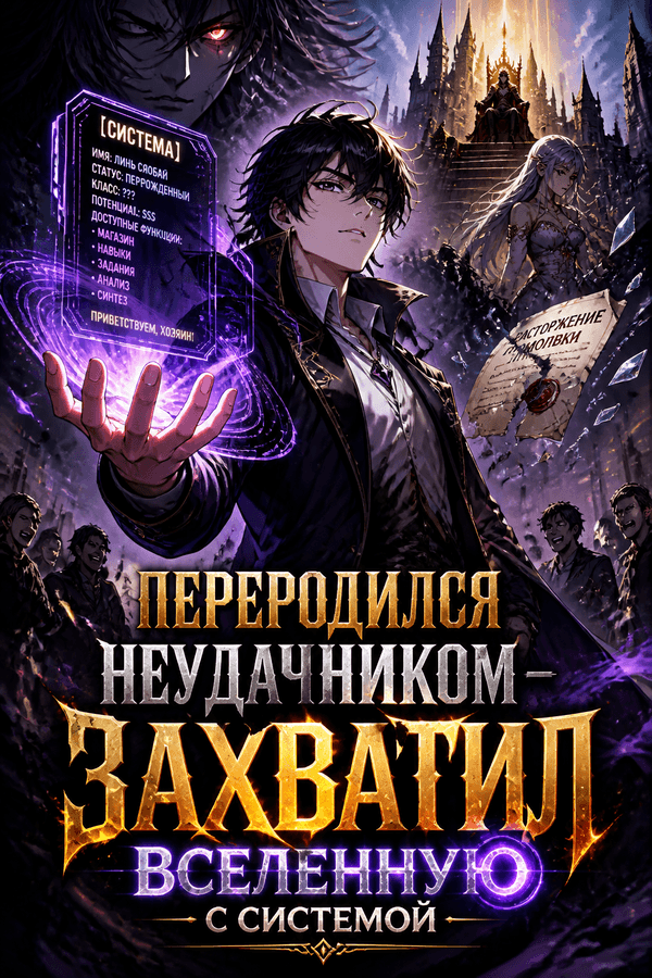 Переродился неудачником — захватил вселенную с системой