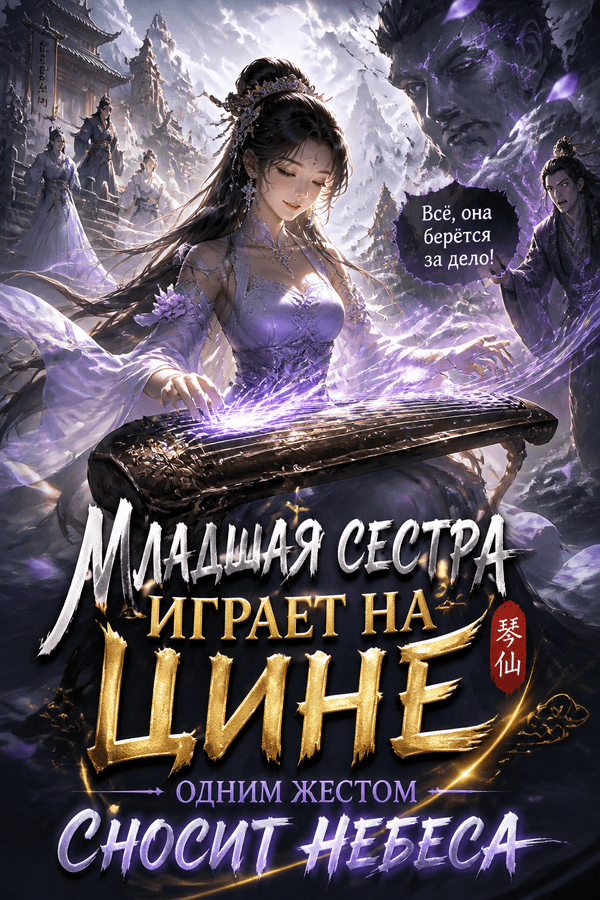 Младшая сестра играет на цине — одним жестом сносит небеса