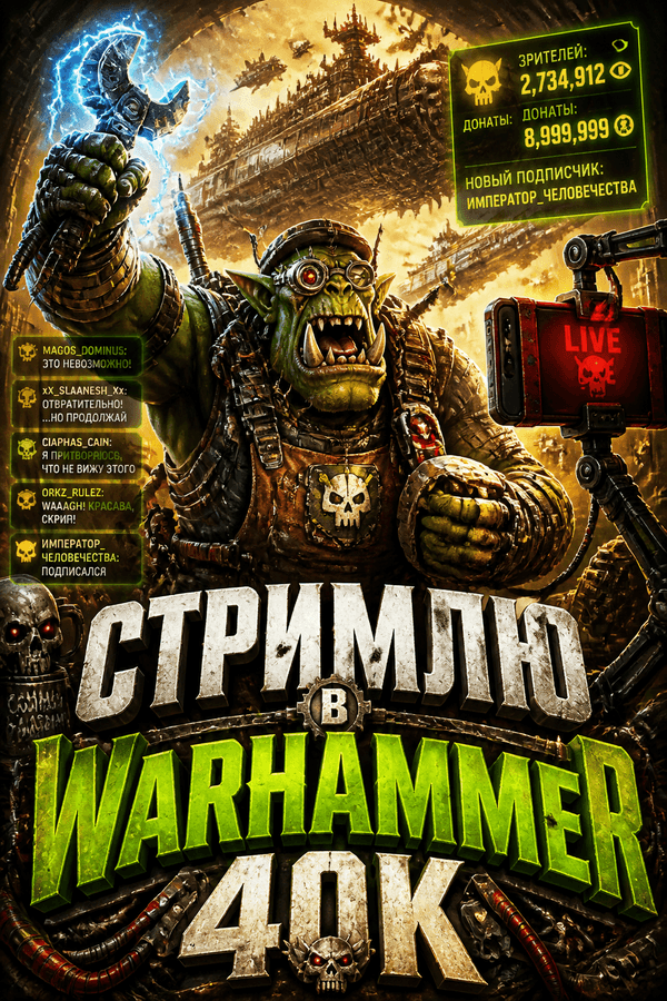 Стримлю в Warhammer 40K