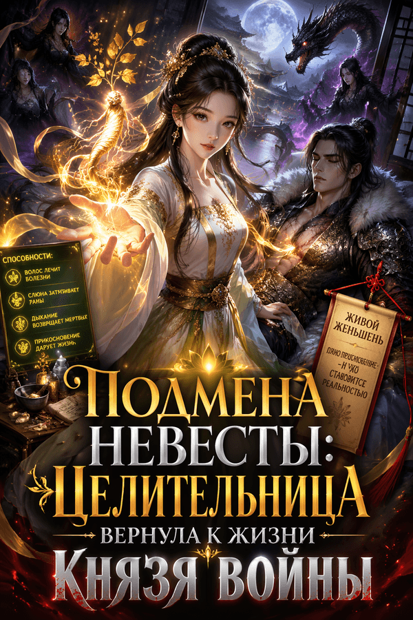 Подменная невеста-целительница воскресила князя одним поцелуем