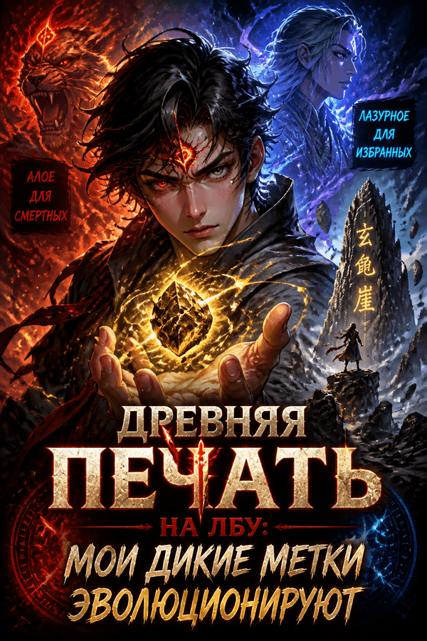 Древняя печать на лбу: Мои дикие метки эволюционируют