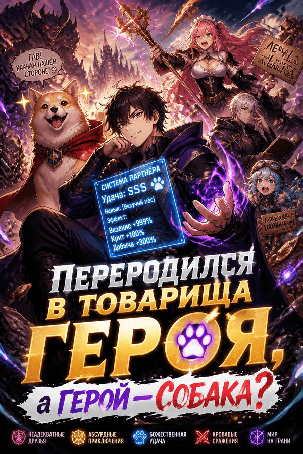 Перерождение в команду героя: герой оказался собакой?!