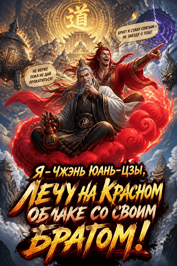Я Чжэнь Юаньцзы, взлетаю на спине брата Хунъюня!