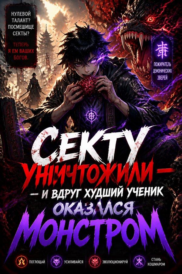 Секту уничтожили — и вдруг худший ученик оказался монстром