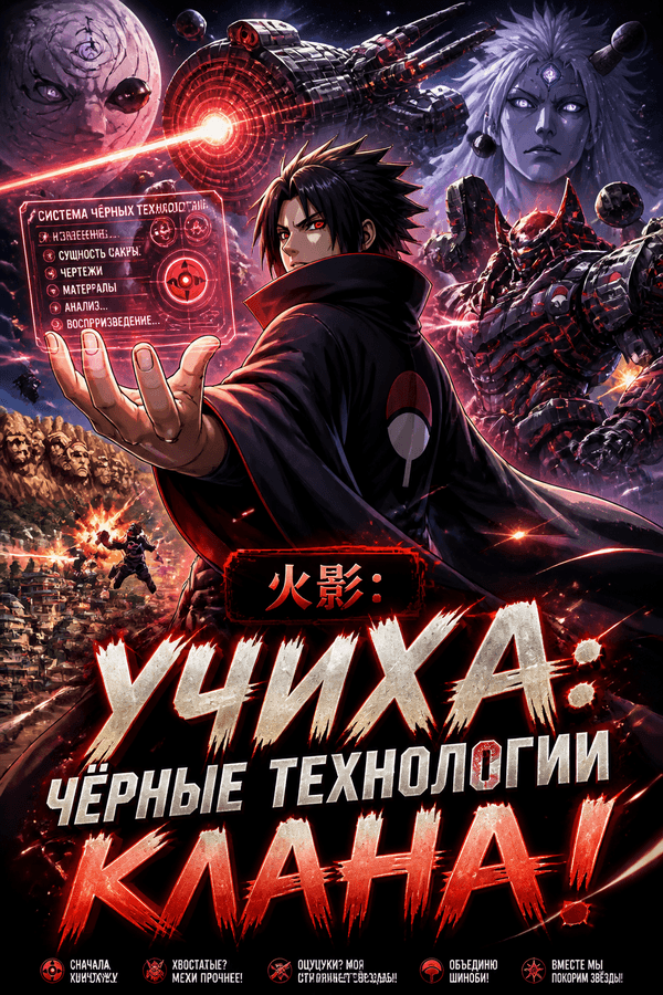Наруто: Чёрные технологии клана Учиха!
