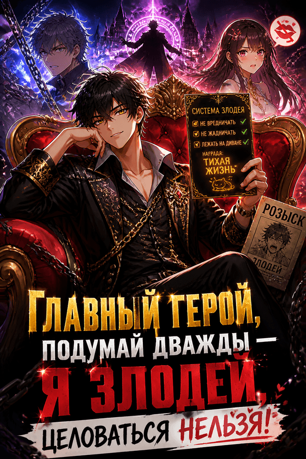 Главный герой, подумай дважды — я злодей, целоваться нельзя!