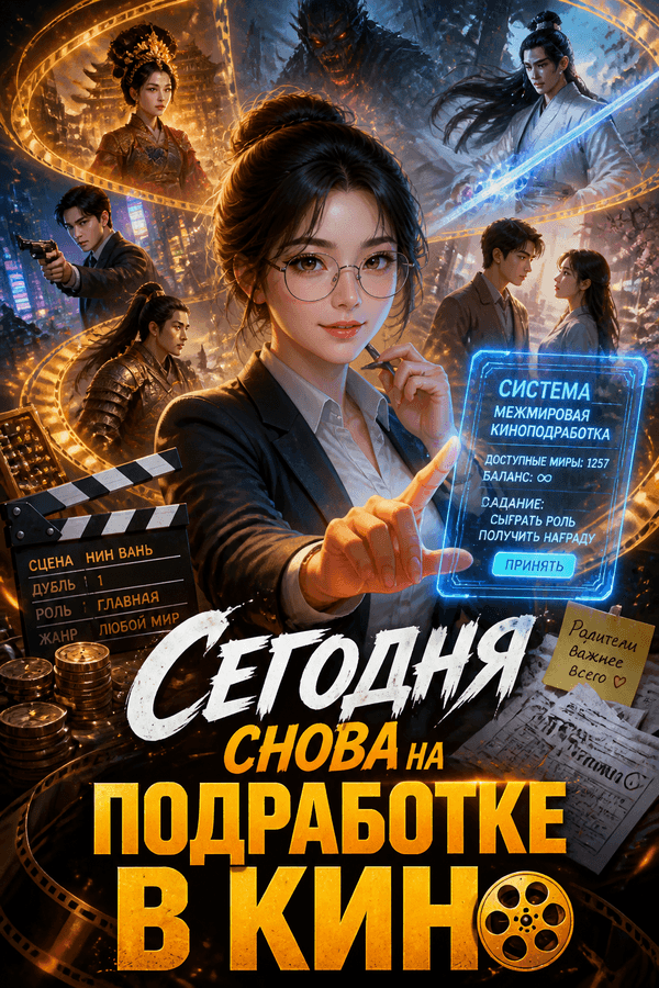 Сегодня снова на подработке в кино