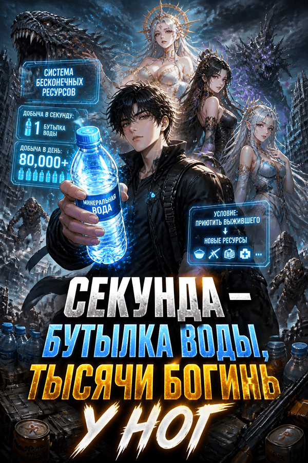 Секунда — бутылка воды, тысячи богинь у ног