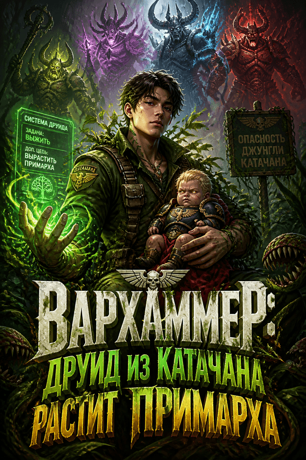 Вархаммер: Друид из Катачана растит Примарха