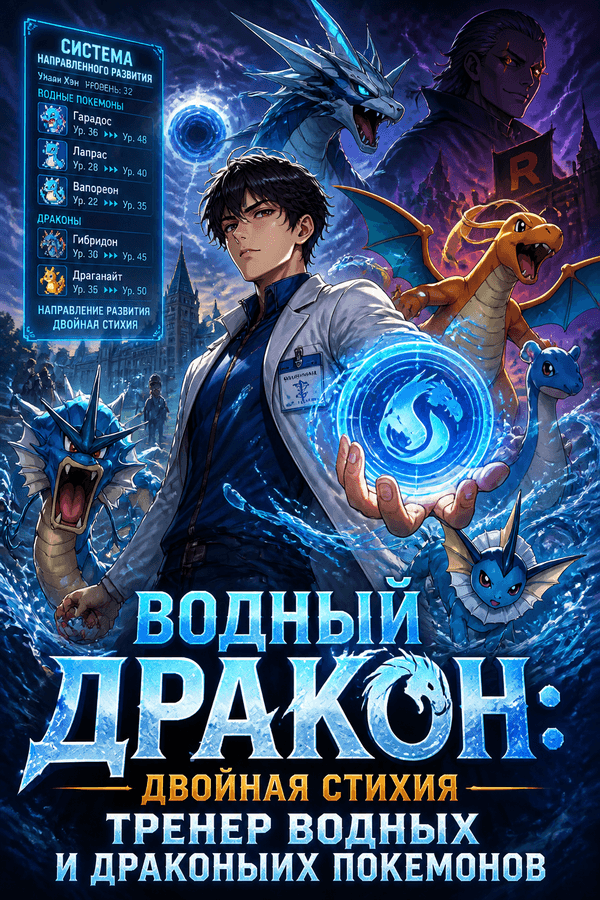 Водный дракон: двойная стихия. Тренер водных и драконьих покемонов