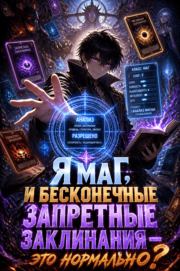 Я маг, и бесконечные запретные заклинания — это нормально?