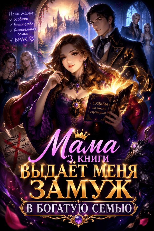 Мама из книги выдаёт меня замуж в богатую семью
