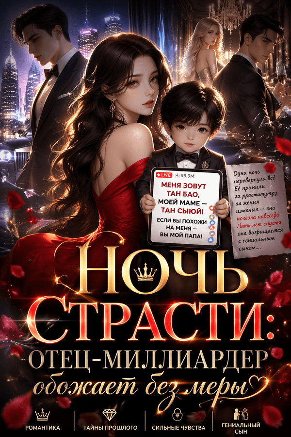 Ночь страсти: Отец-миллиардер обожает без меры