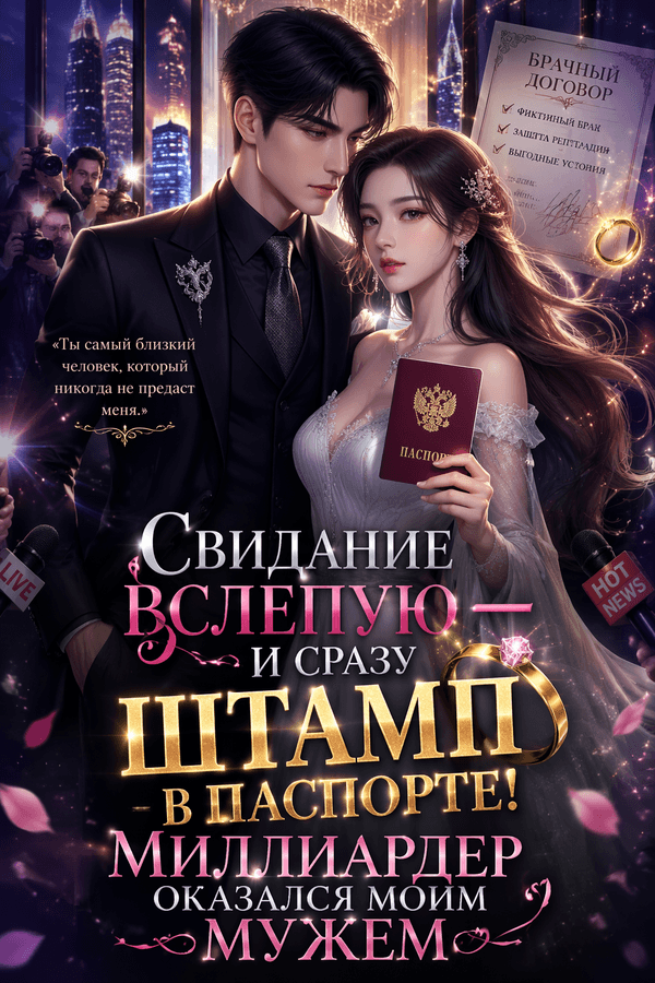 Свидание вслепую — и сразу штамп в паспорте! Миллиардер оказался моим мужем